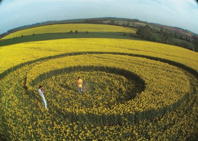The Sanctuary Nr Avebury, Wiltshire | 25th April 1994 | Oilseed Rape 35mm Neg Scan