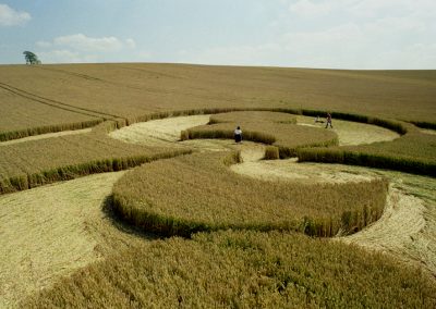 Liddington Castle, Wiltshire | 2nd August 1996 | Wheat P2 35mm Neg Scan