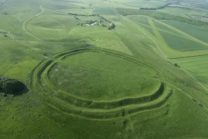 Magnificent Barbury Castle Hill Fort scene of many crop circles over the years.