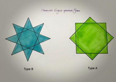 The two classical eight-pointed stars