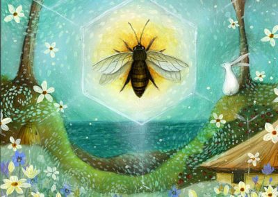 Summer Solstice by Amanda Clark - as featured in my art journal on the 21st of June