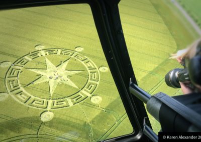 View from the back seat | Ackling Dyke 2018 - Image Karen Alexander