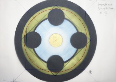 Hackpen Hill 2025 | Squaring the Circle | Painting by K. Alexander